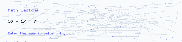 Math captcha challenge